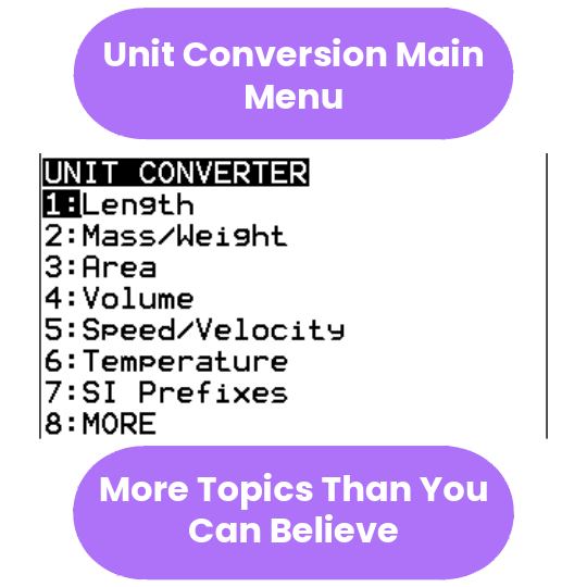 SAT Math Calculator Program (TI-84 Plus CE)