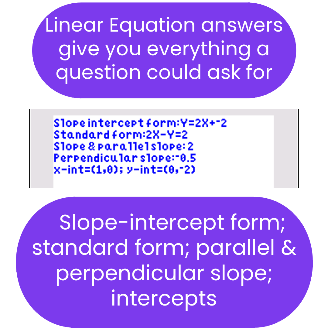 Algebra Solver Program TI-84 Plus CE