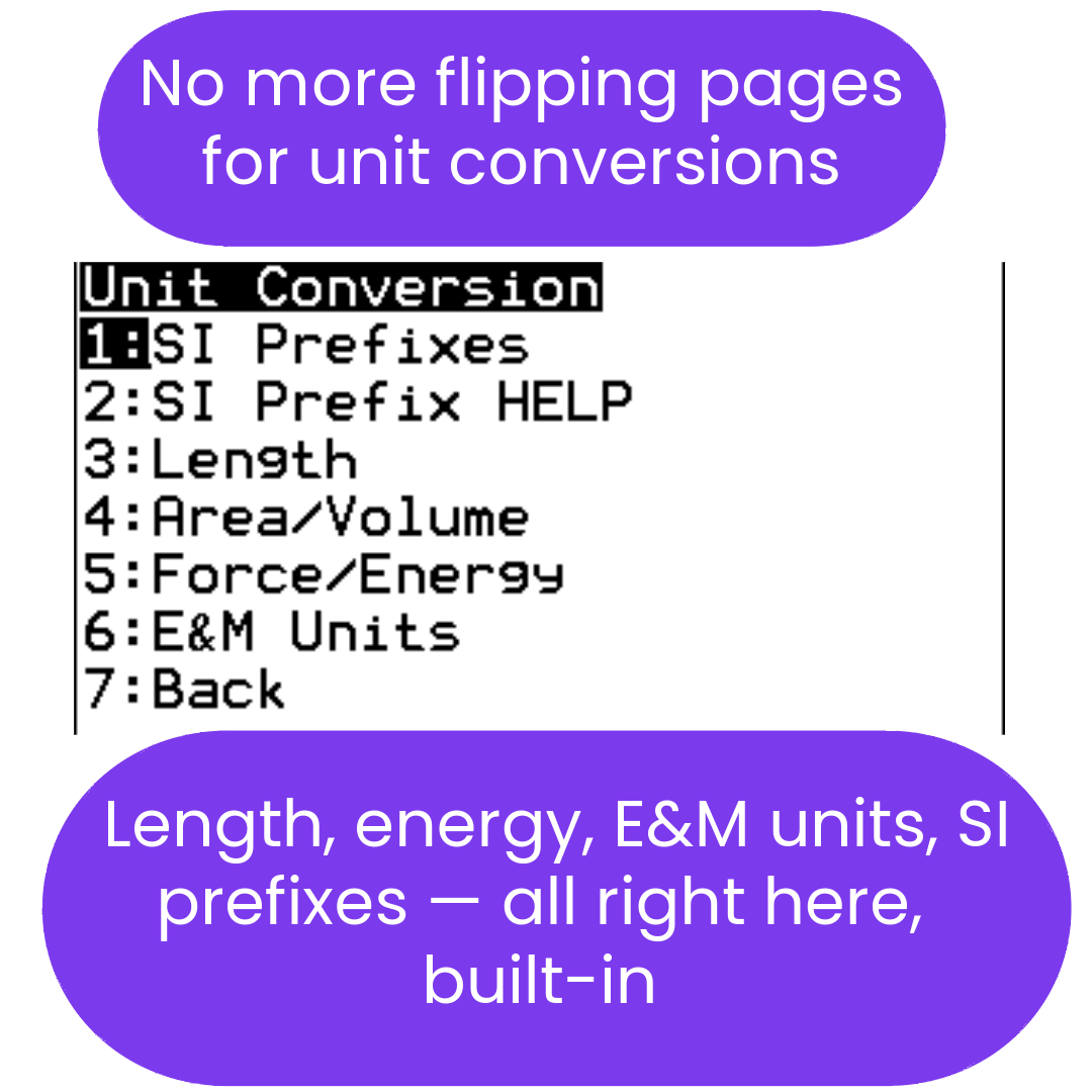 Electricity & Magnetism Solver for TI-84 Plus CE | Fast, Easy Physics Help