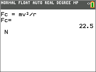 CIRMOT: Circular & Rotational Motion TI-84 Plus CE Solver