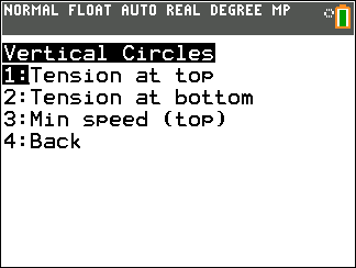 CIRMOT: Circular & Rotational Motion TI-84 Plus CE Solver