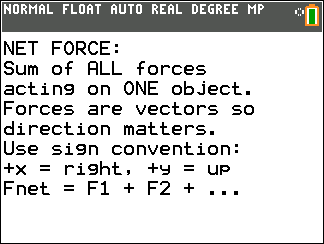 MECHELP: Free Physics Mechanics Guide for TI-84 Plus CE