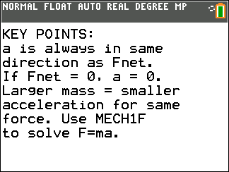 MECHELP: Free Physics Mechanics Guide for TI-84 Plus CE