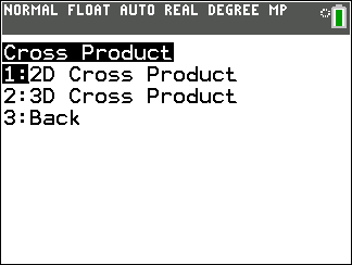 Vector Solver Program for TI-84 Plus CE