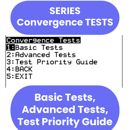 AP Calculus BC TI84 Programs Bundle for TI-84 Plus CE