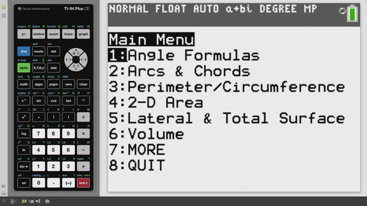 GEOFORM1: Geometry Formula Program